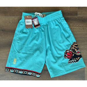 Mitchell & Ness Road Swingman Shorts Mens NBA Vancouver Grizzlies 96-97 Sz Small